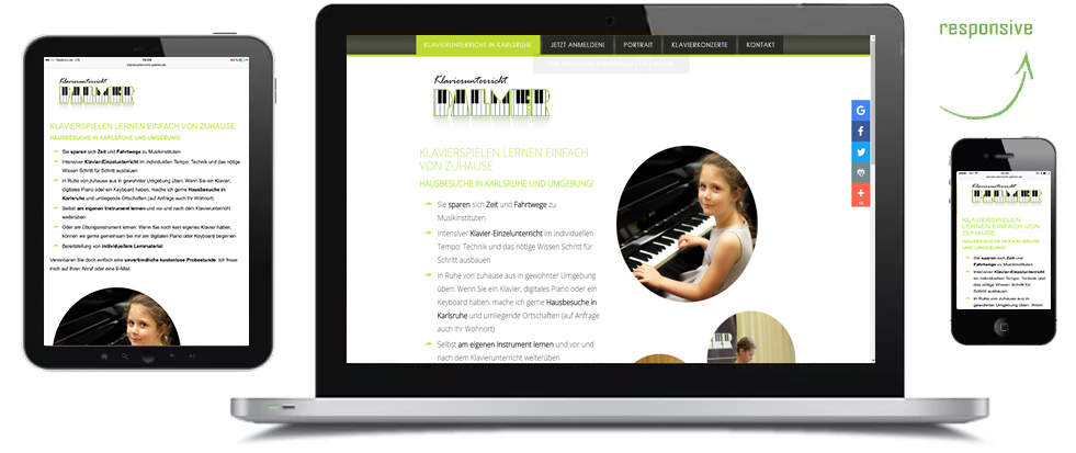 Symbol7Marketing Webreferenzen Klavierunterricht Palmer Karlsruhe